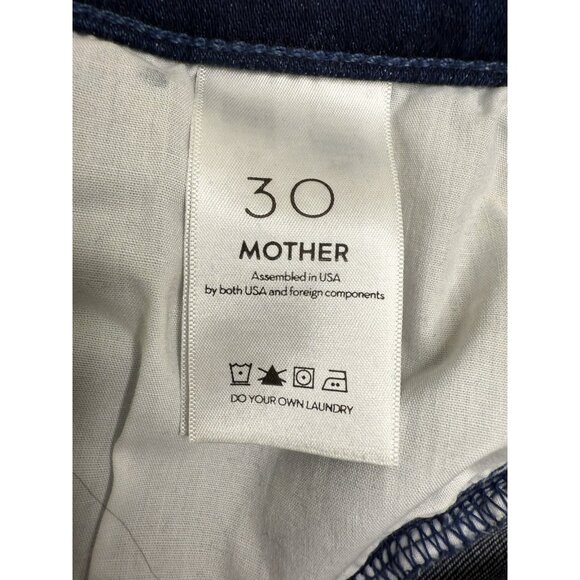 Mother Women's The Smooth Hustler Jeans in Over The Rainbow Embroidered Size 30 - Picture 9 of 13